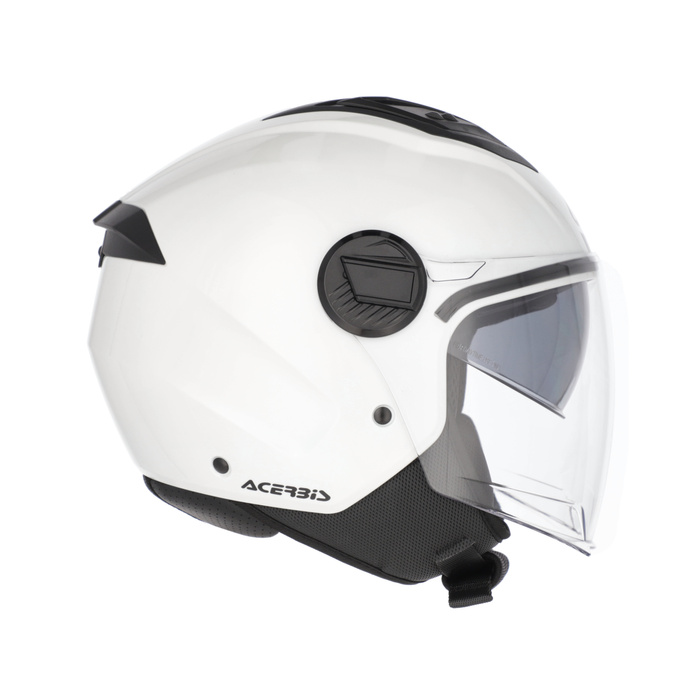 Acerbis Kask Jet Levante Graphic Ciemny szary Skuter Trial