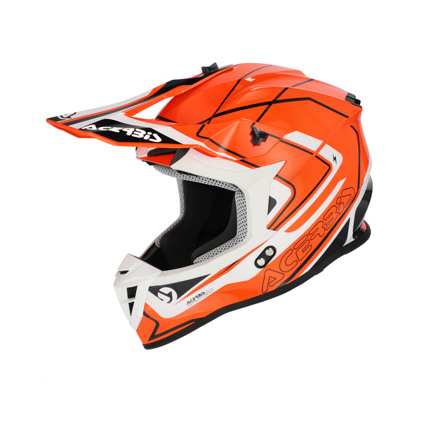 Kask Acerbis LINEAR GRAPHIC homologacja ECE/ONU 22-06 Cross Enduro