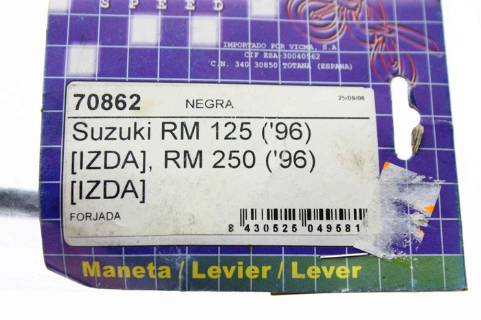 WYPRZEDAŻ Klamka dźwignia hamulca Suzuki RM 125 1996-2006 NEU 8430525049581