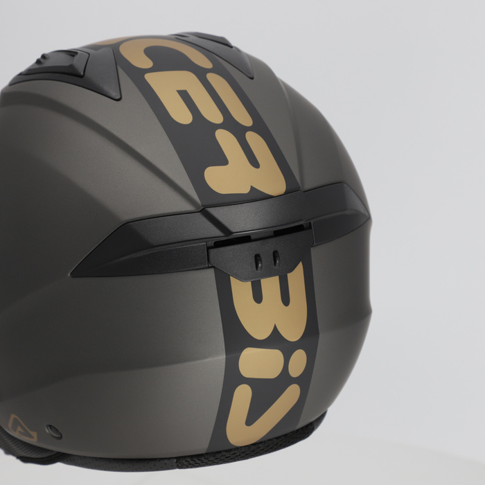 Acerbis Kask Jet Levante Ciemny szary Skuter Trial