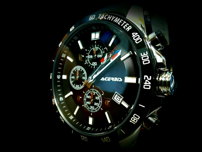 RAUSVERKAUF Acerbis-Uhr HURA. Japanisches Seiko VD57 Chronometerwerk