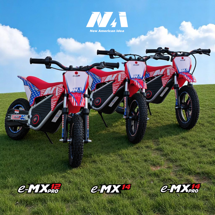 NAI e-MX 14 PRO Elektro-Motocross-Bike für Kinder