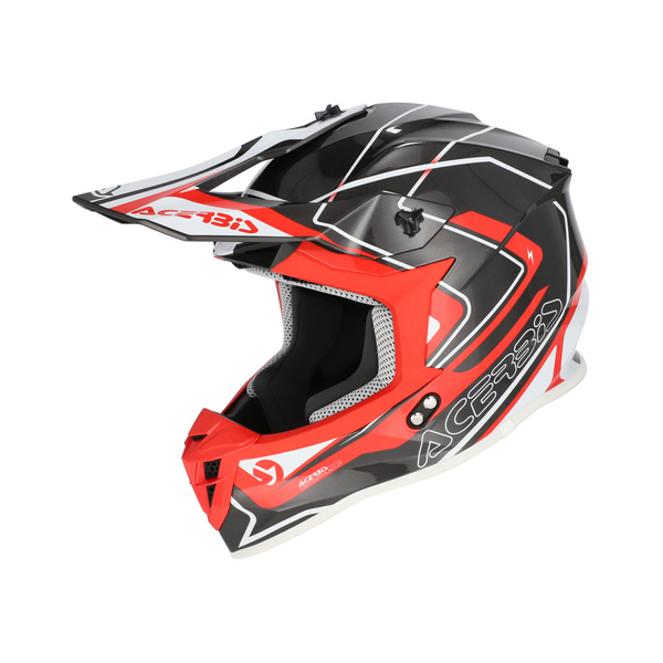 Kask Acerbis LINEAR GRAPHIC homologacja ECE/ONU 22-06 Cross Enduro