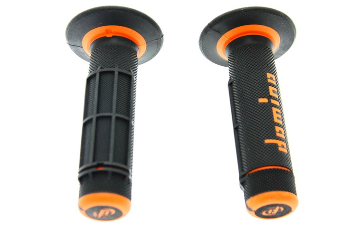 RAUSVERKAUF Griffe Domino schwarz – orange  Motocross Enduro Honda XR CR CRF CRM