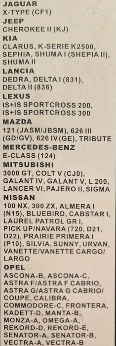 SCT Germany 9563 wycieraczka