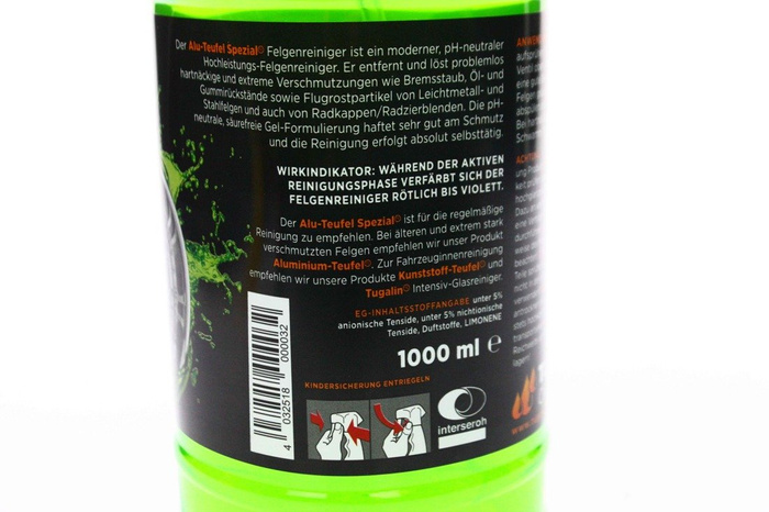 2x Tuga Chemie Alu Teufel Spezial 1L Reinigung säurefrei Felgenpflege 