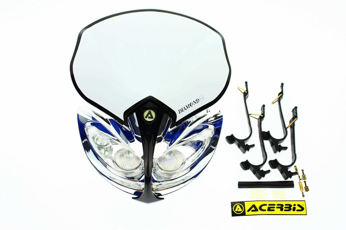 RAUSVERKAUF Acerbis Scheinwefer Diamond Supermoto Enduro Stunt Naked Bike Ausverkauft 