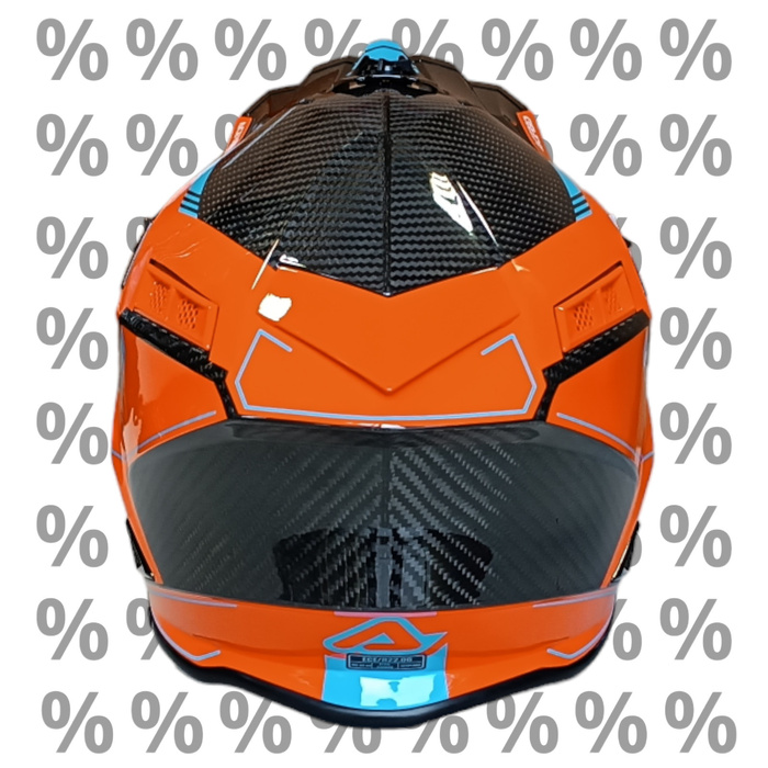 Kask Acerbis Steel Carbon 2206 z małą wadą lakierniczą XXL Cross Enduro