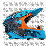 Kask Acerbis Steel Carbon z małą wadą lakierniczą S Cross Enduro