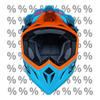 Kask Acerbis Steel Carbon z małą wadą lakierniczą S Cross Enduro
