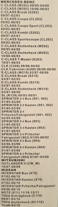 SCT Germany 9563 Scheibenwischer