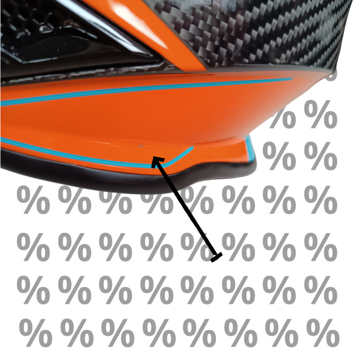 Acerbis Helm Steel Carbon 2206 Cross Enduro Quad mit ästhetischem Defekt XXL