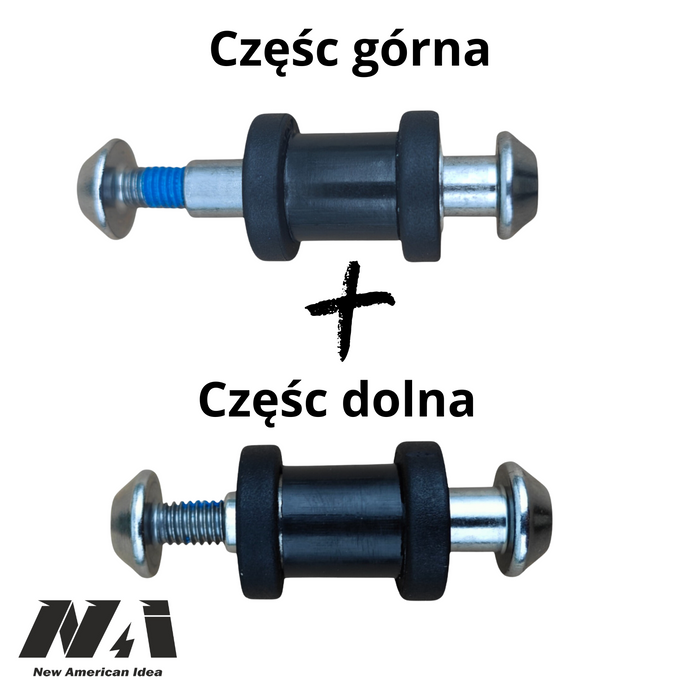 NAI zestaw naprawczy łącznika amortyzatora ( część górna i dolna) e-BRO