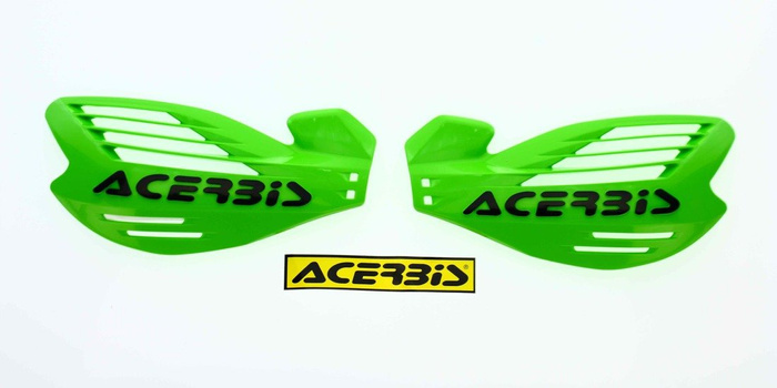 RAUSVERKAUF Acerbis Handprotektoren X-FORCE Motocross Paar inkl. Anbaukit Grün