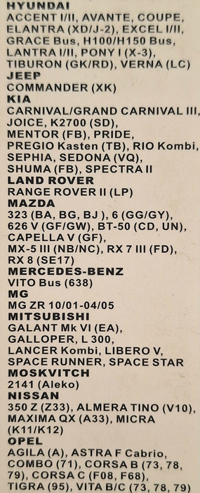 SCT Germany 9563 Scheibenwischer