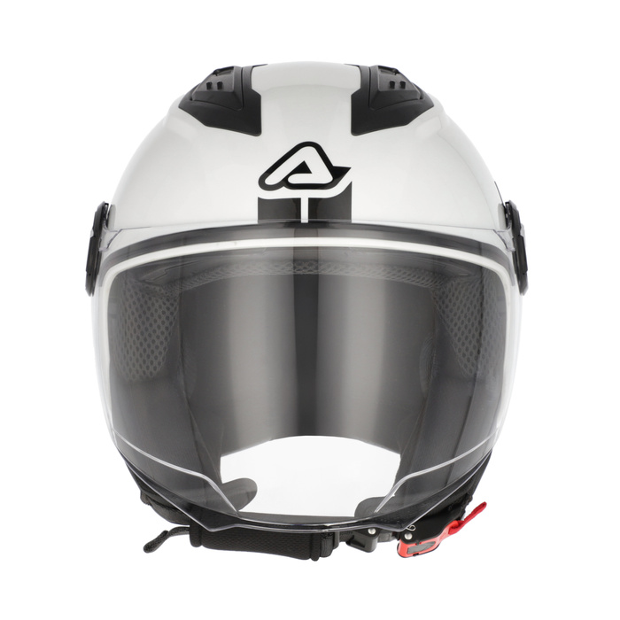 Acerbis Kask Jet Levante Graphic Ciemny szary Skuter Trial