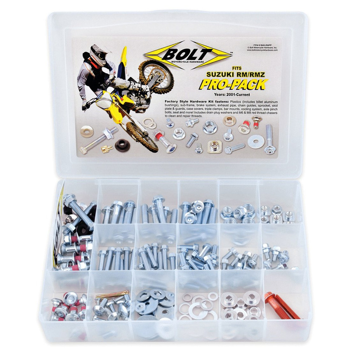 BOLT USA zestaw śrub Pro Pack Suzuki RM / RMZ