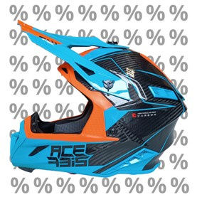 Acerbis Helm Steel Carbon Motorrad Cross Enduro Quad mit ästhetischem Defekt XS
