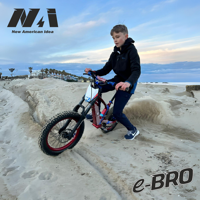 NAI e-BRO 18 Elektromotorrad für Kinder Modell 2025
