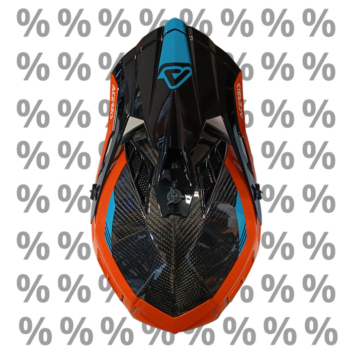 Kask Acerbis Steel Carbon 2206 z małą wadą lakierniczą XS Cross Enduro