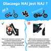 NAI e-KID 16 PRO motocykl elektryczny balansowy dla dzieci, koła 16" z E-ABS