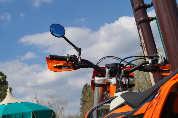 Zestaw 2x FAR lusterko składane motocyklowe antyodblaskowe karbonowe prawe/lewe