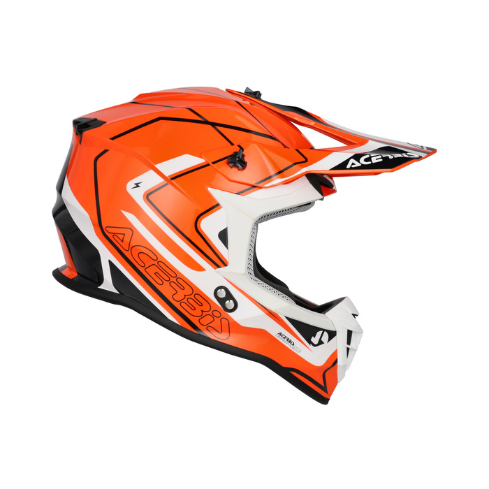 Kask Acerbis LINEAR GRAPHIC homologacja ECE/ONU 22-06 Cross Enduro