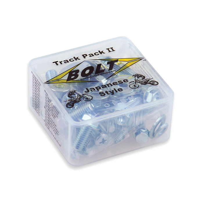 Ekspozytor + 6 x BOLT Track Pack II do motocykli japońskich