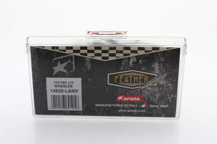 WYPRZEDAŻ Gogle Ariete FEATHER Vintage Sclambler Cafe Race 100% produkcja Włochy