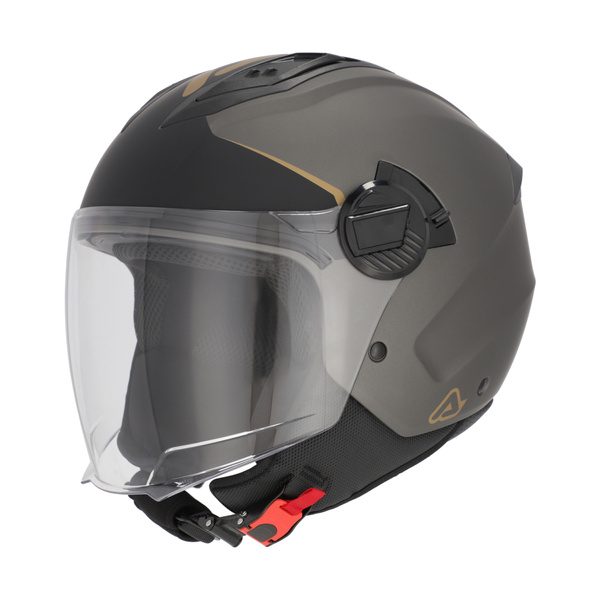 Acerbis Kask Jet Levante Ciemny szary Skuter Trial
