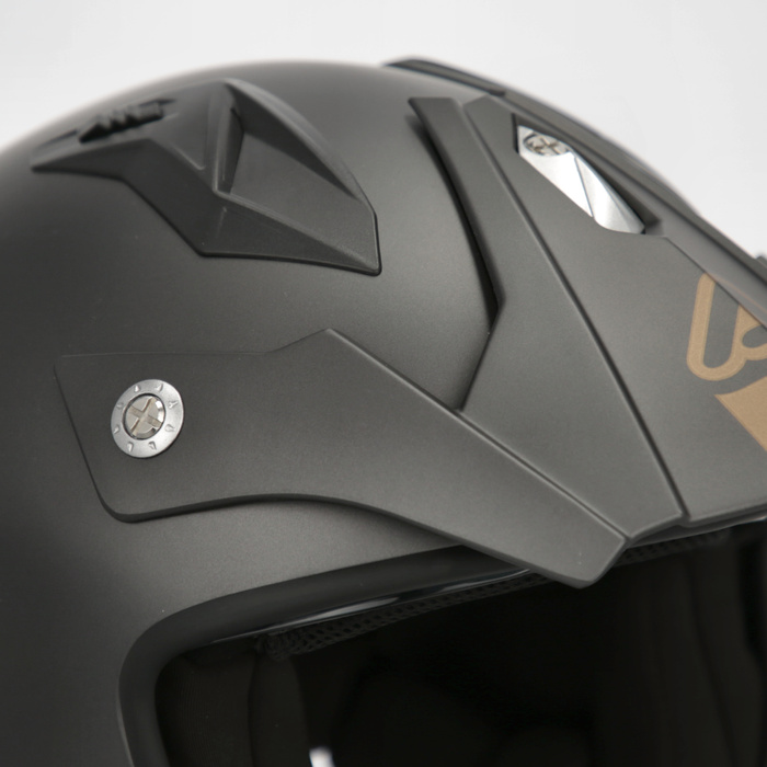 Kask Acerbis Aria 2206 Metaliczny kolor Skuter Trial