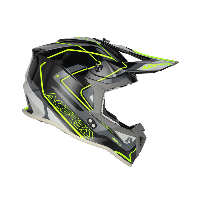 Kask Acerbis LINEAR GRAPHIC homologacja ECE/ONU 22-06 Cross Enduro