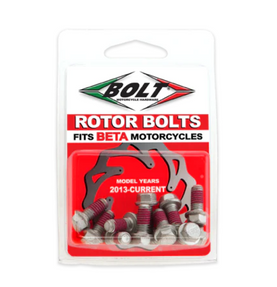 BOLT USA zestaw śrub do tarczy hamulcowej tył i przód do BETA