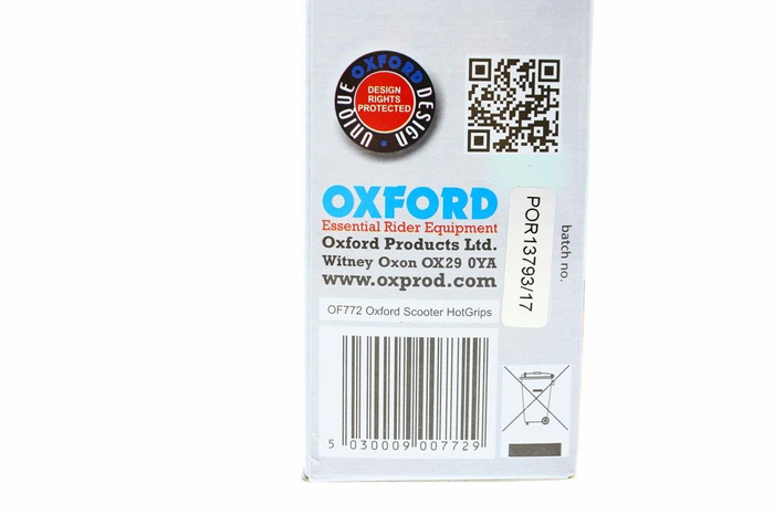 OXFORD Manetki OF772 podgrzewane do skuterów z panelem sterującym