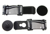 Quick Strap Mx Motocross Enduro Quad Brillenhalter schwarz Motorrad