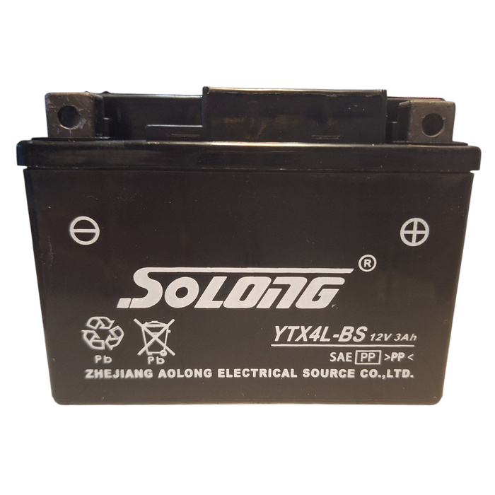 EGL EXP 110/150 Batterie YTX4L-BS 12V 3Ah
