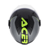 Acerbis Kask Jet Levante Graphic Ciemny szary Skuter Trial