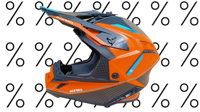 Kask Acerbis Steel Carbon 2206 wada lakiernicza M Cross Enduro