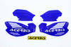 RAUSVERKAUF Acerbis Handprotektoren X-FORCE Motocross Paar inkl. Anbaukit Blau