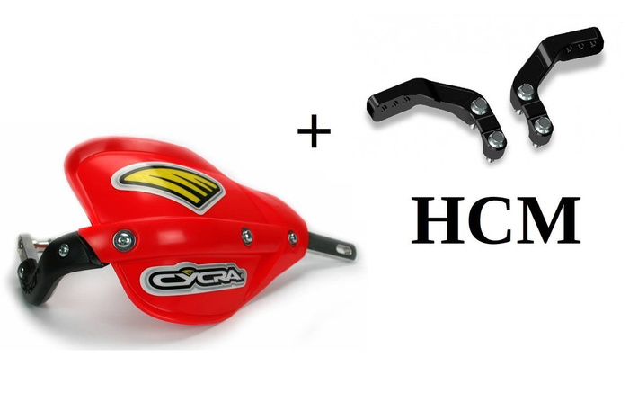 Cycra USA Handschutzer PROBEND + HCM-Befestigungen montiert. Für 28mm Lenker