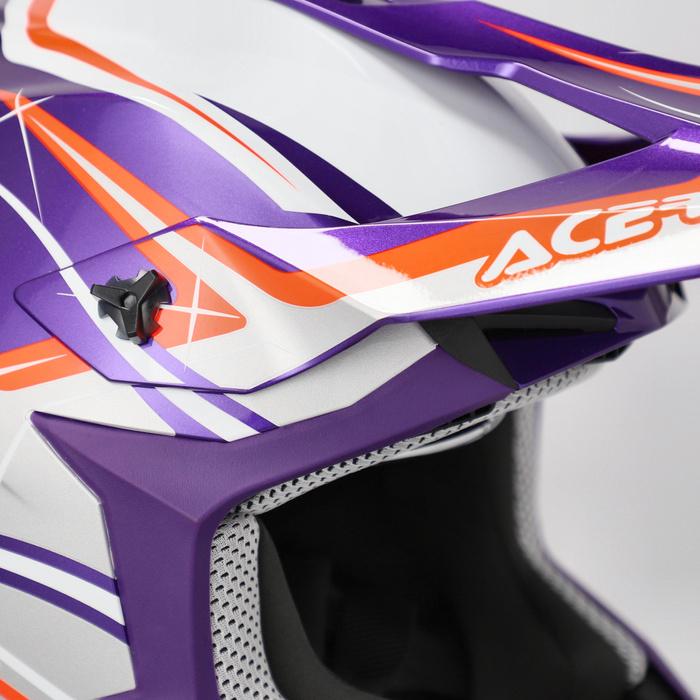 Kask Acerbis LINEAR GRAPHIC homologacja ECE/ONU 22-06 Cross Enduro