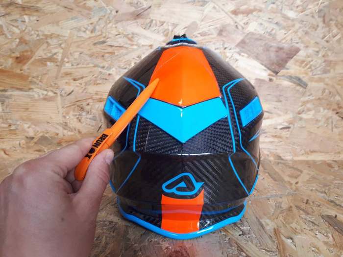 Kask Acerbis Steel Carbon z wadą lakierniczą S Cross Enduro