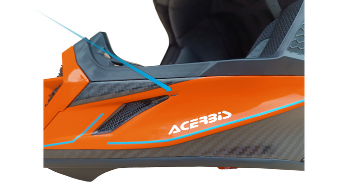 Kask Acerbis Steel Carbon 2206 wada lakernicza XXL Cross Enduro