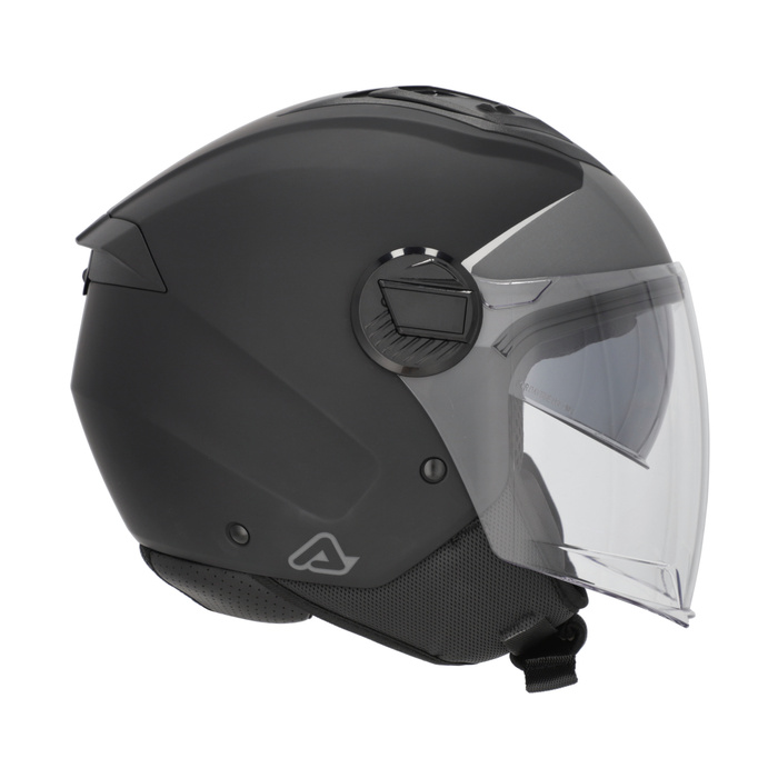 Acerbis Kask Jet Levante Graphic Ciemny szary Skuter Trial