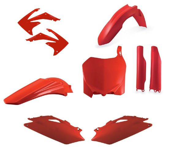 CRF 250m パーツセット Honda pełny zestaw plastików CRF 250 / 450;09-10 czerwony | Off