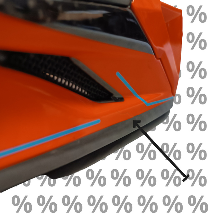 Acerbis Helm Steel Carbon 2206 Cross Enduro Quad mit ästhetischem Defekt XS