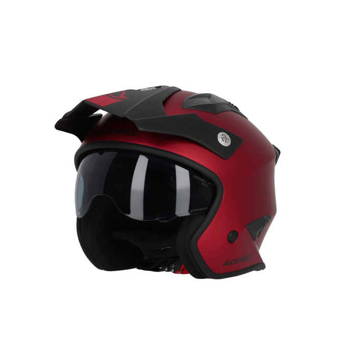 Kask Acerbis Aria 2206 Metaliczny kolor Skuter Trial