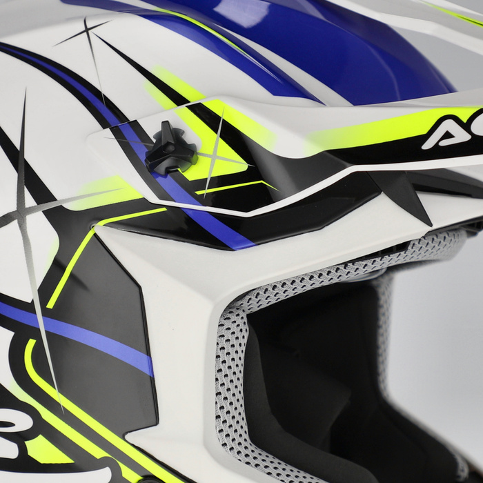 Kask Acerbis LINEAR GRAPHIC homologacja ECE/ONU 22-06 Cross Enduro