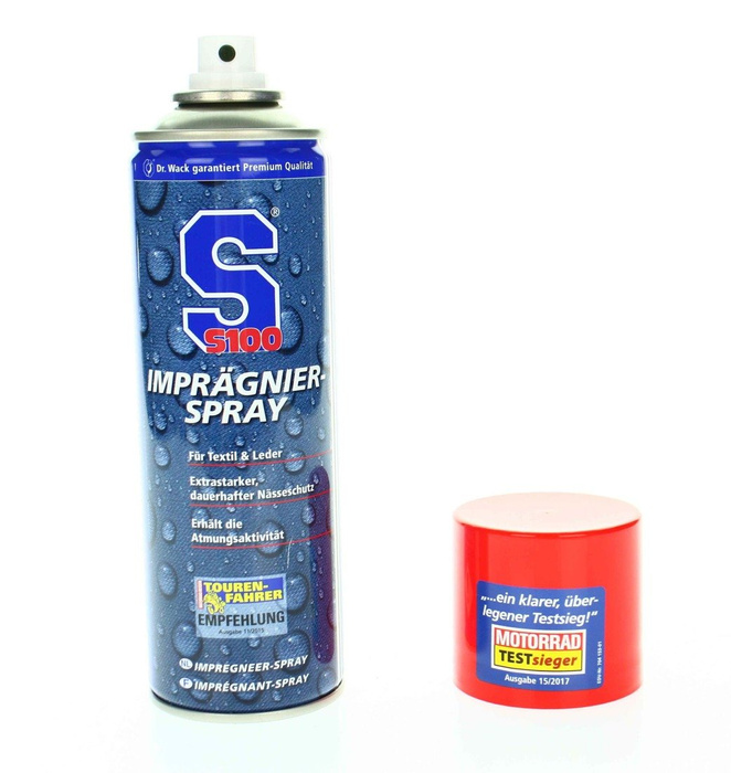 S100 IMPRÄGNIER SPRAY 300ml Imprägnierung Pflegemittel Motorrad von Dr.Wack