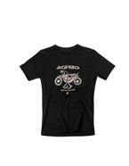 T-Shirt Acerbis Bike czarny Motocykl motocross enduro